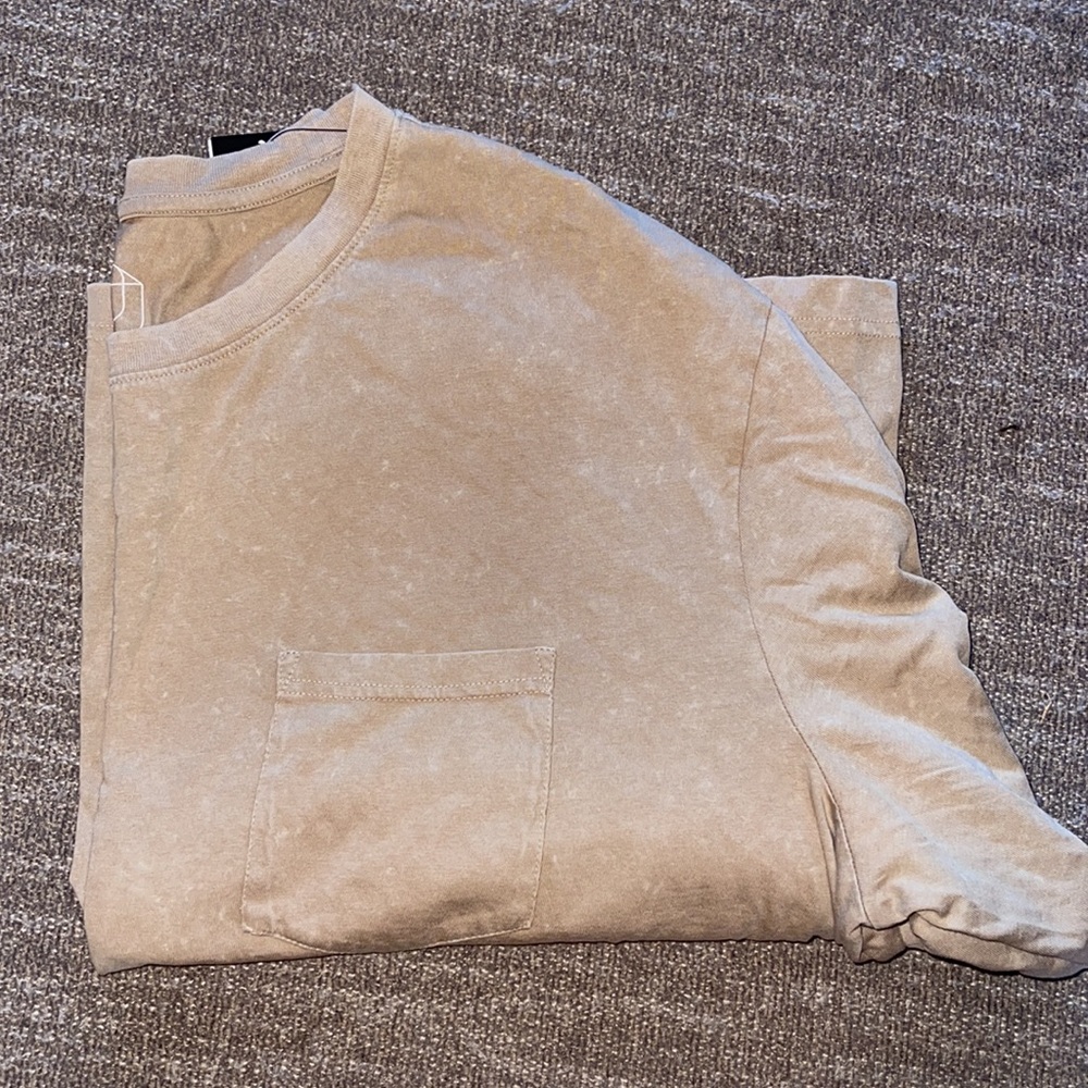Mens brown taupe shirt. XXL